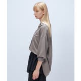 【手洗い可】フィブリルサテンシャツ | cloenc | 詳細画像23 