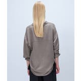 【手洗い可】フィブリルサテンシャツ | cloenc | 詳細画像24 