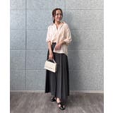 【手洗い可】フィブリルサテンシャツ | cloenc | 詳細画像30 