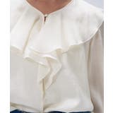 【手洗い可】ラッフルフリルブラウス | cloenc | 詳細画像5 