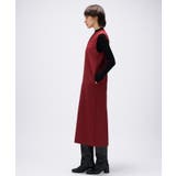 【マシンウォッシュ】キーネックジャンパースカート | cloenc | 詳細画像16 