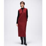 ボルドー(064) | 【マシンウォッシュ】キーネックジャンパースカート | cloenc