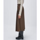 【手洗い可】フロントプリーツスカート | cloenc | 詳細画像3 