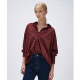 ボルドー(064) | 【セットアップ／手洗い可】フェイクスウェードシャツ | cloenc