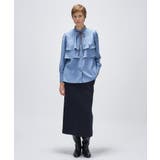 【手洗い可】ベロアリボンフリルブラウス | cloenc | 詳細画像9