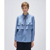 【手洗い可】ベロアリボンフリルブラウス | cloenc | 詳細画像10