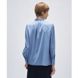 【手洗い可】ベロアリボンフリルブラウス | cloenc | 詳細画像12