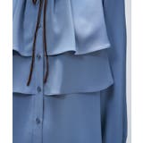 【手洗い可】ベロアリボンフリルブラウス | cloenc | 詳細画像13