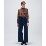 【手洗い可】ベロアリボンフリルブラウス | cloenc | 詳細画像14