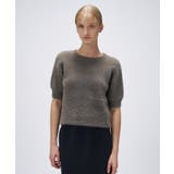 【手洗い可】フェザーヤーンハーフスリーブニット | cloenc | 詳細画像12 