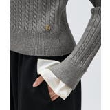 2wayバイカラーミニケーブルニット | cloenc | 詳細画像11