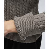 2wayバイカラーミニケーブルニット | cloenc | 詳細画像16