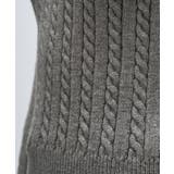 2wayバイカラーミニケーブルニット | cloenc | 詳細画像17