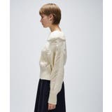 アイレットオフショルニットプルオーバー | cloenc | 詳細画像3