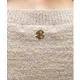 【手洗い可】ラメフェザークルーネックニット | cloenc | 詳細画像8