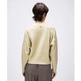 【手洗い可】ラメフェザークルーネックニット | cloenc | 詳細画像12