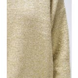 【手洗い可】ラメフェザークルーネックニット | cloenc | 詳細画像13