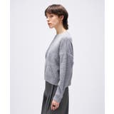 【手洗い可】ラメフェザークルーネックニット | cloenc | 詳細画像16