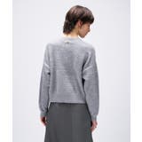 【手洗い可】ラメフェザークルーネックニット | cloenc | 詳細画像17