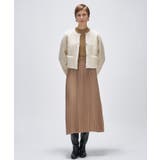 【手洗い可】ブークレニットカーディガン | cloenc | 詳細画像1 