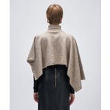 アシンメトリーニットポンチョ | cloenc | 詳細画像5 
