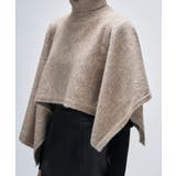 アシンメトリーニットポンチョ | cloenc | 詳細画像7 