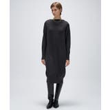 チャコールグレー(014) | 畦ニットロングワンピース | cloenc