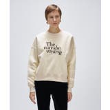 オフホワイト(103) | 【マシンウォッシュ】刺繍ロゴスウェット | cloenc