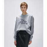 グレー(112) | 【マシンウォッシュ】刺繍ロゴスウェット | cloenc