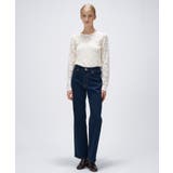 【マシンウォッシュ】フラワーレースプルオーバー | cloenc | 詳細画像1 