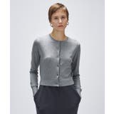 【手洗い可】シルクカシミヤ混クルーネックカーディガン | cloenc | 詳細画像17 