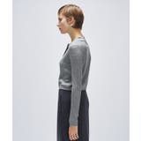 【手洗い可】シルクカシミヤ混ポロニットカーディガン | cloenc | 詳細画像17 