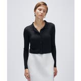 【手洗い可】シルクカシミヤ混ポロニットカーディガン | cloenc | 詳細画像21 