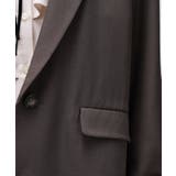 【セットアップ／手洗い可】ポイントカラーテーラードジャケット | cloenc | 詳細画像5 