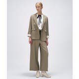 【セットアップ／手洗い可】ツイルイージーワイドパンツ | cloenc | 詳細画像2 