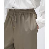 【セットアップ／手洗い可】ツイルイージーワイドパンツ | cloenc | 詳細画像6 