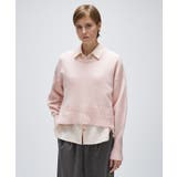 ライトピンク(970) | フォックスブレンドクルーニット | cloenc