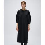 【マシンウォッシュ】カットジョーゼットパフスリーブワンピース | cloenc | 詳細画像17 