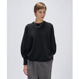 ブラック(019) | 【手洗い可】ドルマンニットプルオーバー | cloenc