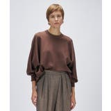 ブラウン(043) | 【手洗い可】ドルマンニットプルオーバー | cloenc