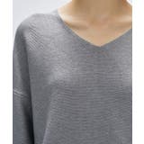【手洗い可】Vネックラメガターニット | cloenc | 詳細画像17 