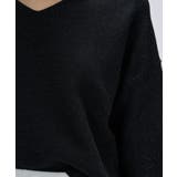 【手洗い可】Vネックラメガターニット | cloenc | 詳細画像28 