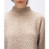 【手洗い可】ニットドッキングペプラムプルオーバー | cloenc | 詳細画像14 