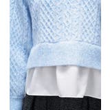 【手洗い可】ニットドッキングペプラムプルオーバー | cloenc | 詳細画像21 