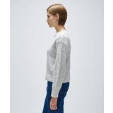 【手洗い可】メランジドルマンクロップドニット | cloenc | 詳細画像3