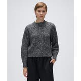 【手洗い可】メランジドルマンクロップドニット | cloenc | 詳細画像15