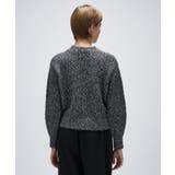 【手洗い可】メランジドルマンクロップドニット | cloenc | 詳細画像17