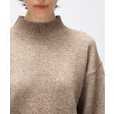 【手洗い可】ラメハイネックニットプルオーバー | cloenc | 詳細画像11 