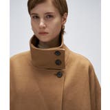 【手洗い可】メルトンジャージケープコートコート | cloenc | 詳細画像6 