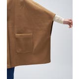 【手洗い可】メルトンジャージケープコートコート | cloenc | 詳細画像8 